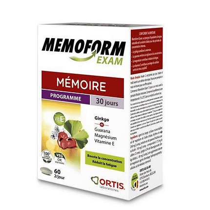 Memoform Exam, suplemento alimentar