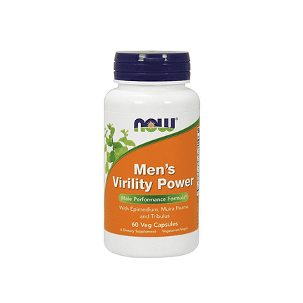 Men's Virility Power, sem glúten, sem soja, vegan, vegetariano