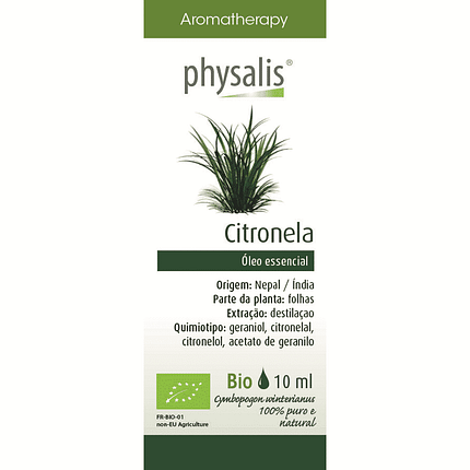 Óleo Essencial Citronela, biológico
