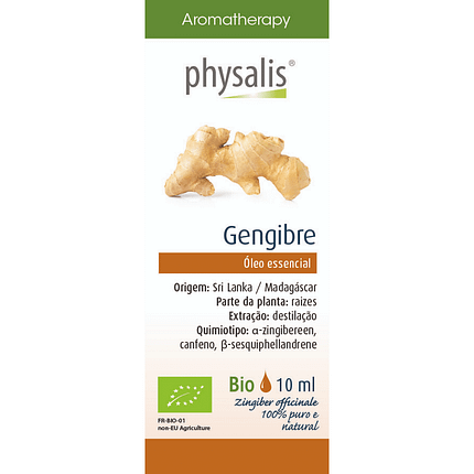 Óleo Essencial Gengibre, biológico