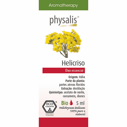 Óleo Essencial de Helicriso, biológico