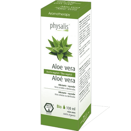 Óleo Vegetal Aloé Vera, com ingredientes biológicos