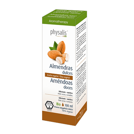 Óleo Vegetal Amêndoas Doces, com ingredientes biológicos