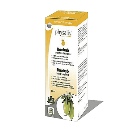 Óleo Vegetal Baobá, com ingredientes biológicos