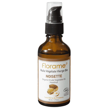 Óleo Vegetal Avelã, com ingredientes biológicos