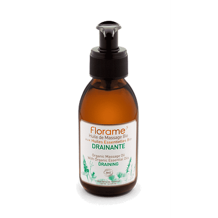 Óleo de Massagem Drenante, com ingredientes biológicos