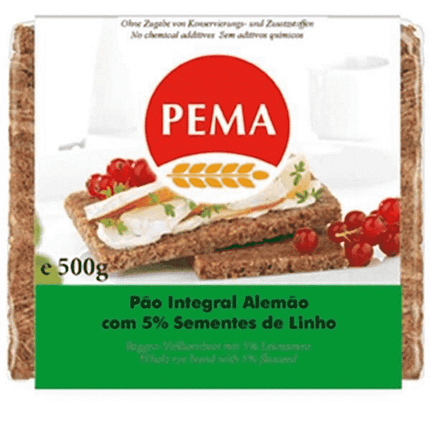 Pão Alemão Integral com Sementes de Linho