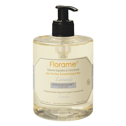 Sabonete Líquido Lavanda, com ingredientes biológicos