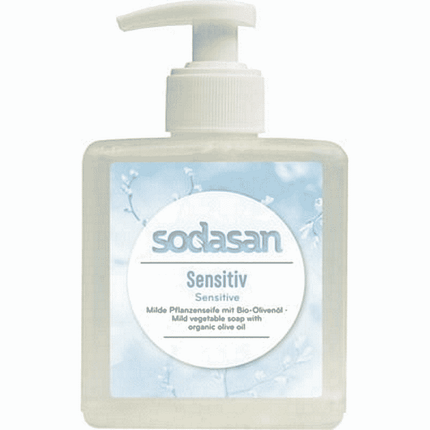 Sabonete Líquido para Pele Sensível, com ingredientes biológicos