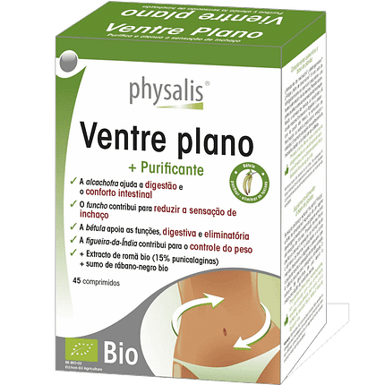 Ventre Plano, suplemento alimentar com ingredientes biológicos