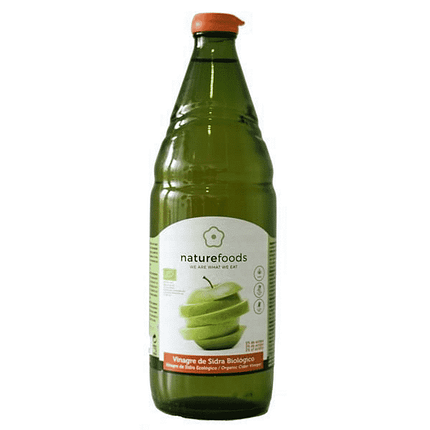 Vinagre de Sidra Biológico, sem glúten, sem lactose, vegan