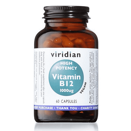 Vitamin B12 1000 mcg, suplemento alimentar vegan