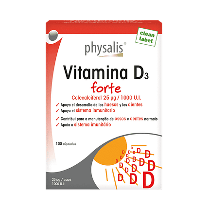 Vitamina D3 Forte, suplemento alimentar