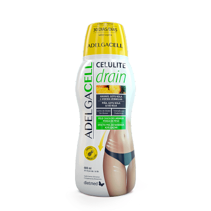 AdelgaCell Celulite Drain Suplemento Alimentar DietMed Celulite