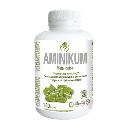 Aminikum, suplemento alimentar sem glúten, sem lactose, vegan