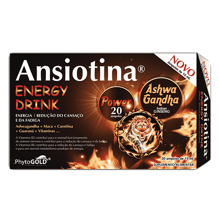 Ansiotina Energy Drink, suplemento alimentar