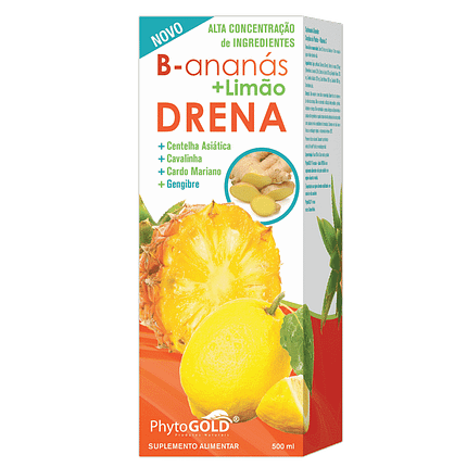 Drena B- Ananás + Limão, suplemento alimentar