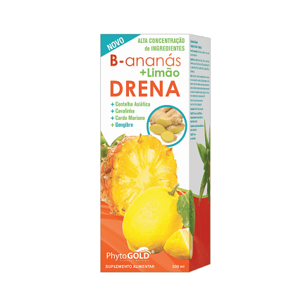 B-Ananás + Limão Drena Suplemento Alimentar Phytogold