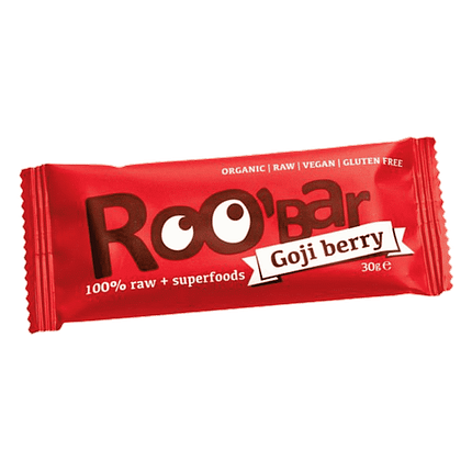 Barra de Bagas, biológica, sem glúten, vegan