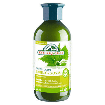 Champô Cabelos Oleosos, com ingredientes biológicos, cosmética vegan