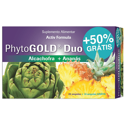 Duo Ananás + Alcachofra, suplemento alimentar