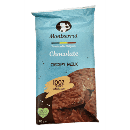 Chocolate de Leite Crocante, com ingredientes biológicos