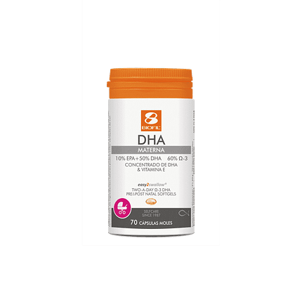 DHA Materna, suplemento alimentar sem açúcar, sem glúten, sem lactose, sem sal