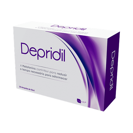 Depridil, suplemento alimentar sem açúcar, sem glúten, sem lactose