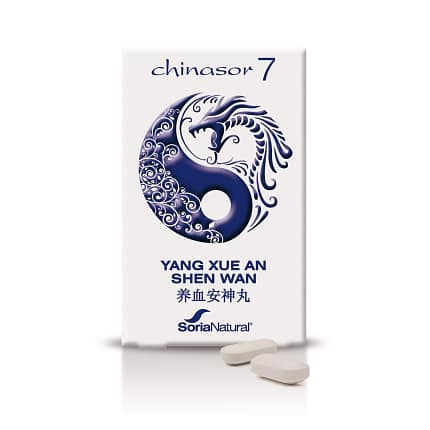 Chinasor 7 YANG XUE AN SHEN WAN Soria Natural Suplementos Alimentares Shen Relaxamento Medicina Chinesa