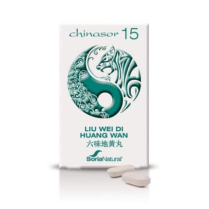 Chinasor 15 LIU WEI DI HUANG WAN Soria Natural Suplementos Alimentares Yin Harmonia Medicina Chinesa