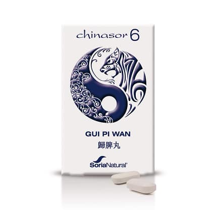 Chinasor 6 Gui Pi Wan Soria Natural Suplementos Alimentares Baço Medicina Chinesa