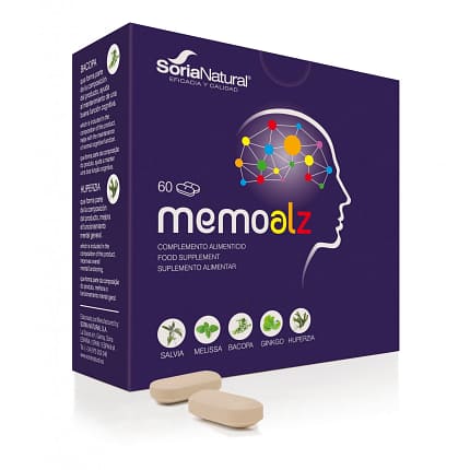 Memoalz Comprimidos Soria Natural Memória Capacidade Mental Suplemento