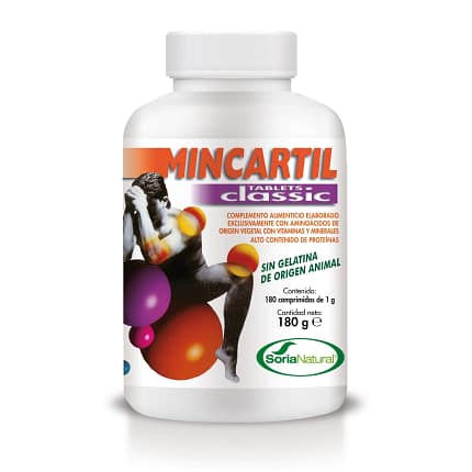 Mincartil Classic Comprimidos Soria Natural Aminoácidos Articulações e Cartilagem