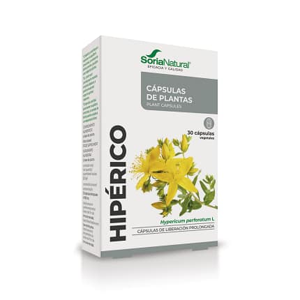 Hipericao Soria Natural Capsulas Desanimo Equilibrio Emocional Sistema Nervoso