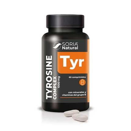 Tirosina Complex Soria Natural Suplemento Alimentar Comprimidos Sistema Nervoso