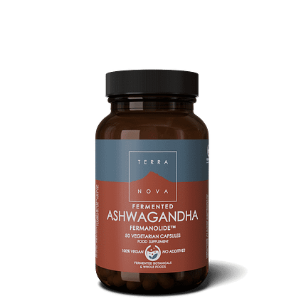 Fermented Ashwagandha Fermanolide, suplemento alimentar vegan