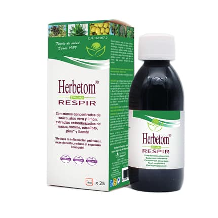 Herbetom 2PM Respir Suplemento Alimentar Bioserum Sistema Respiratório