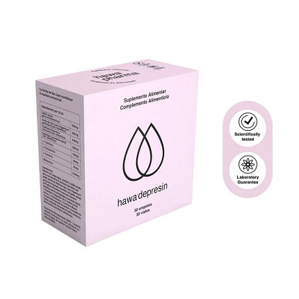 Hawa Depressin Hawa Pharma Suplemento Alimentar Equilíbrio Emocional Relaxamento