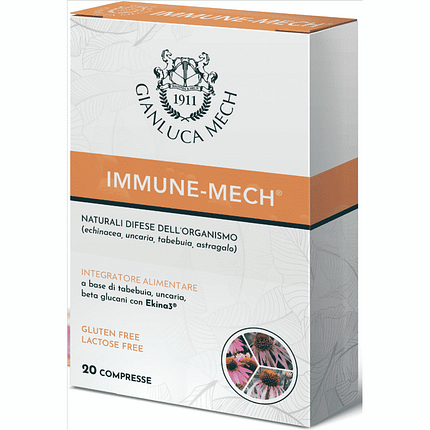 Immune Mech, suplemento alimentar sem glúten, sem lactose