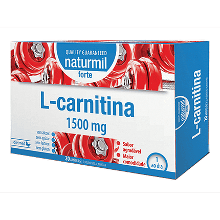 L-Carnitina Forte, suplemento alimentar, suplemento alimentar sem açúcar, sem álcool, sem lactose