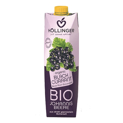 Néctar de Groselha Preta, com ingredientes biológicos