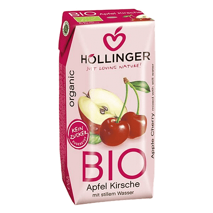 Néctar de Maçã e Cereja, com ingredientes biológicos