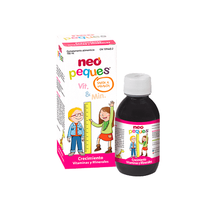 Neo Peques Crescimento, suplemento alimentar sem glúten, sem lactose