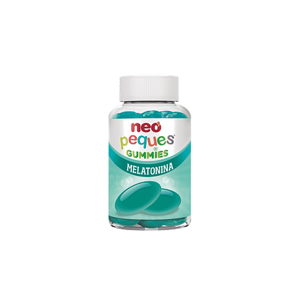 Neo Peques Gummies Melatonina, suplemento alimentar sem glúten, sem lactose