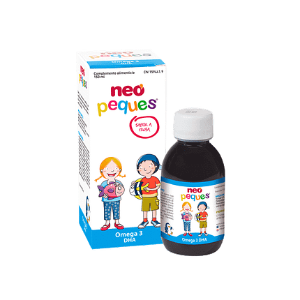 Neo Peques Omega 3 DHA, suplemento alimentar sem glúten, sem lactose