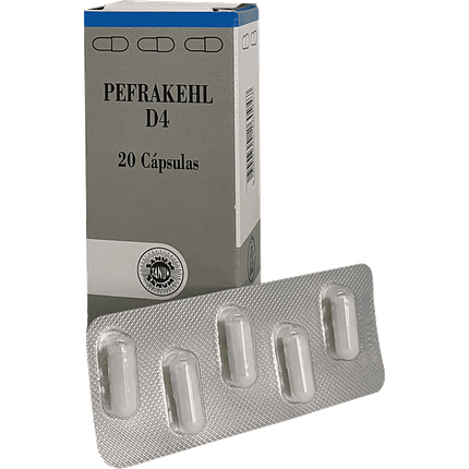 Pefrakehl D4 Cápsulas, homeopatia