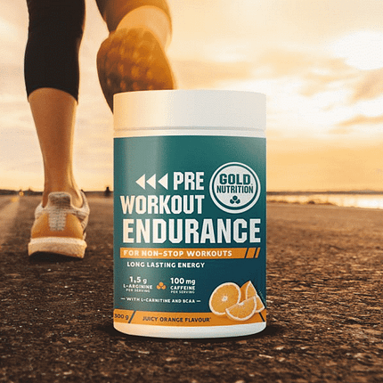 Pre-Workout Endurance, sabor a laranja