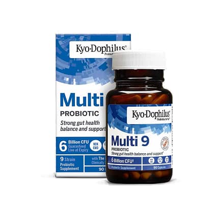Kyo Dophilus Multi 9 Probiotic Kyolic Probióticos Estirpes Sistema Disgestivo Sistema Imunitário Cápsulas