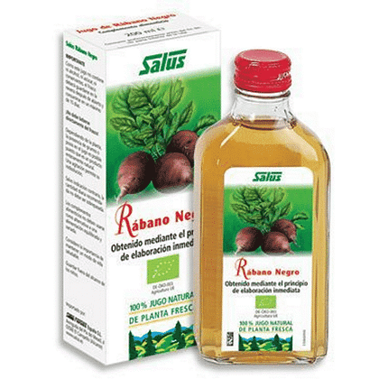 Rábano Negro Concentrado, suplemento alimentar com ingredientes biológicos, vegan