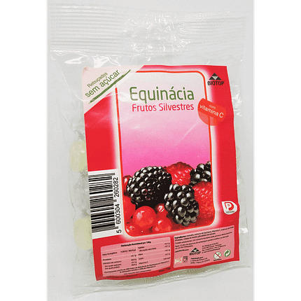 Rebuçados Equinácia e Frutos Vermelhos sem glúten